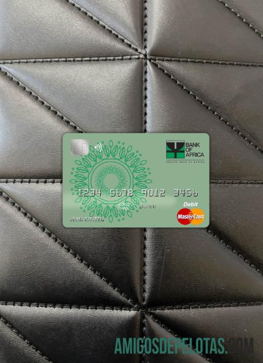 Benin Bank Of Africa Master Card Photolook Frente amostra